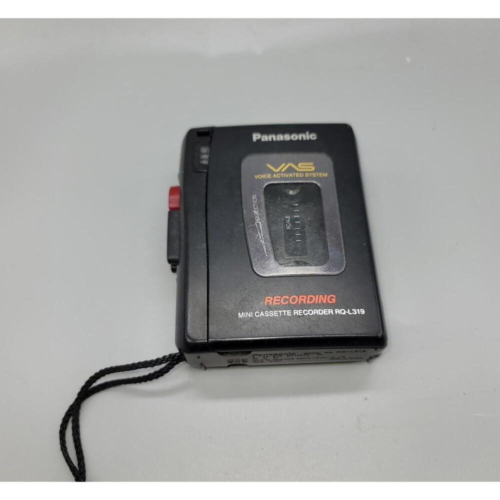 Panasonic Portable Mini Cassette Recorder RQ-L349 VAS Counter Vintage